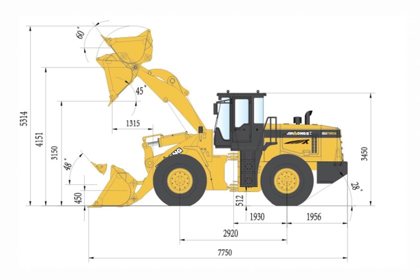 Фронтальный погрузчик Лонкинг 835