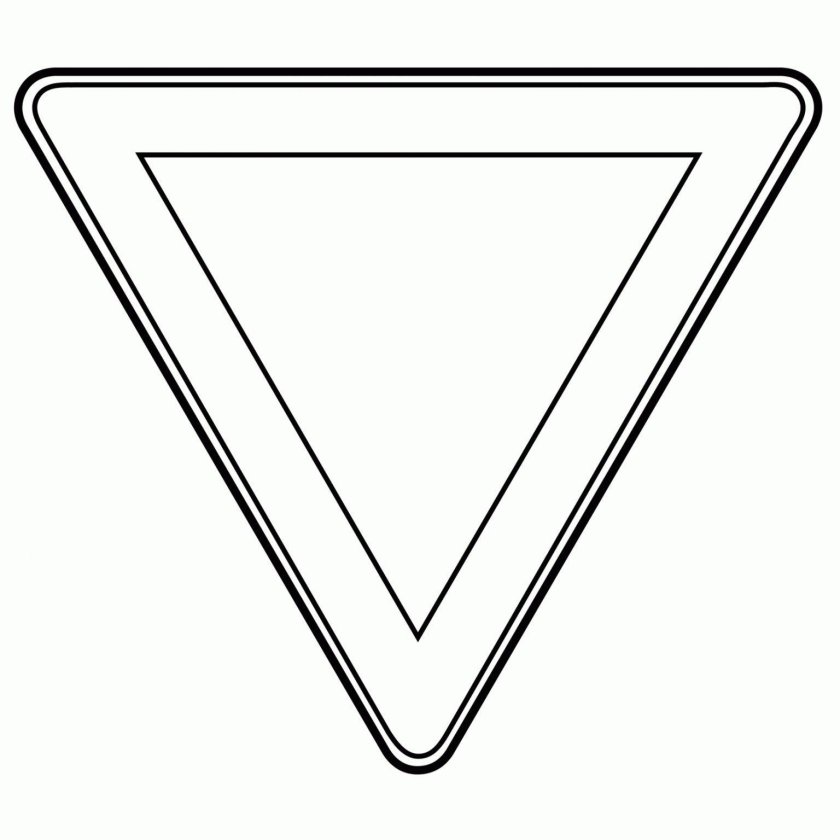 Дорожные знаки раскраска