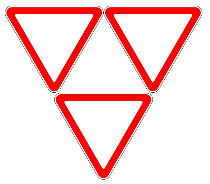 Знаки уступи дорогу