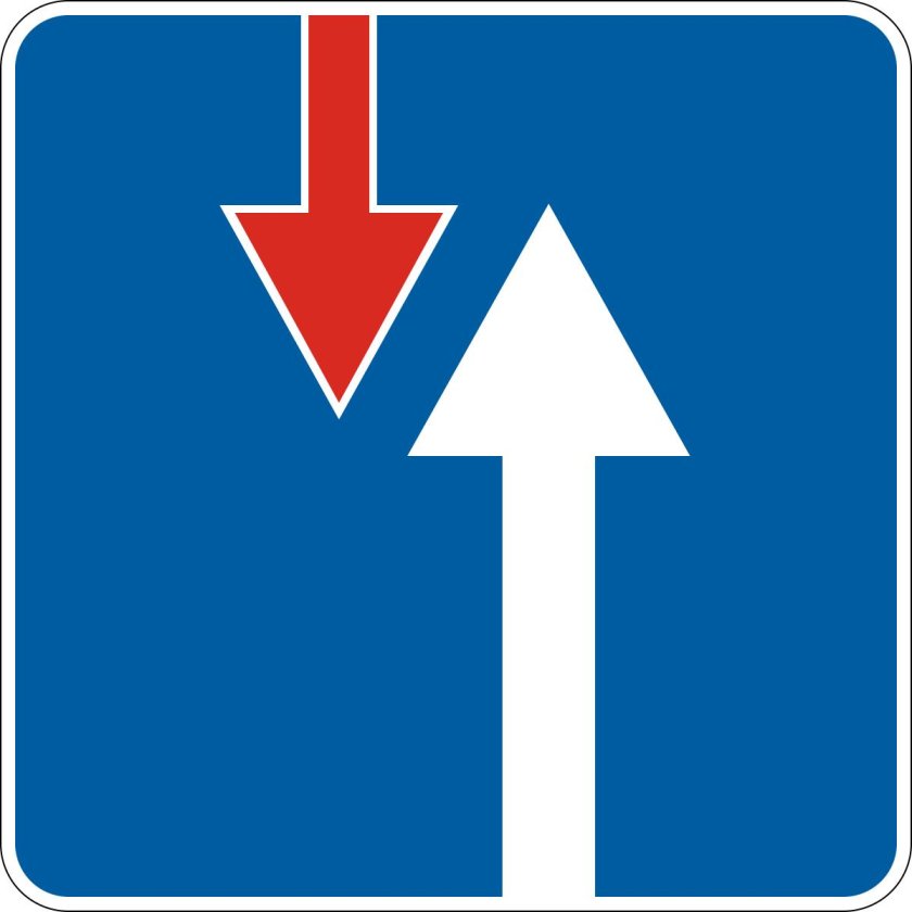 Знак преимущество встречного движения