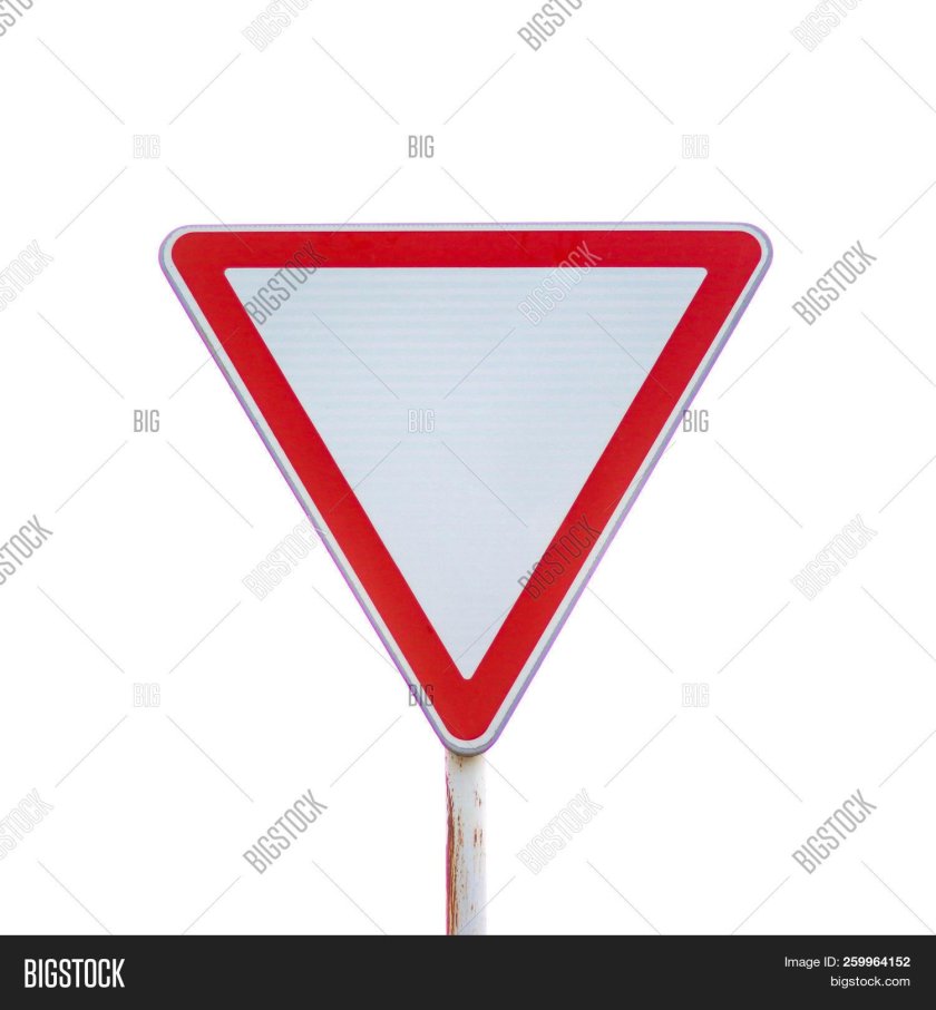 Give way sign