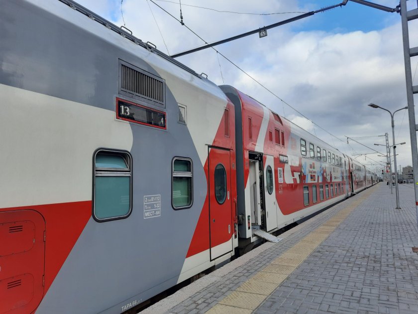 Двухэтажный поезд Петрозаводск Москва