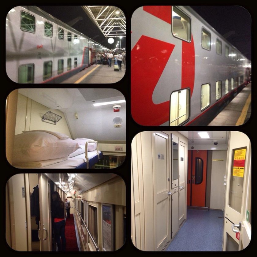 Поезд 005а Санкт-Петербург Москва двухэтажный