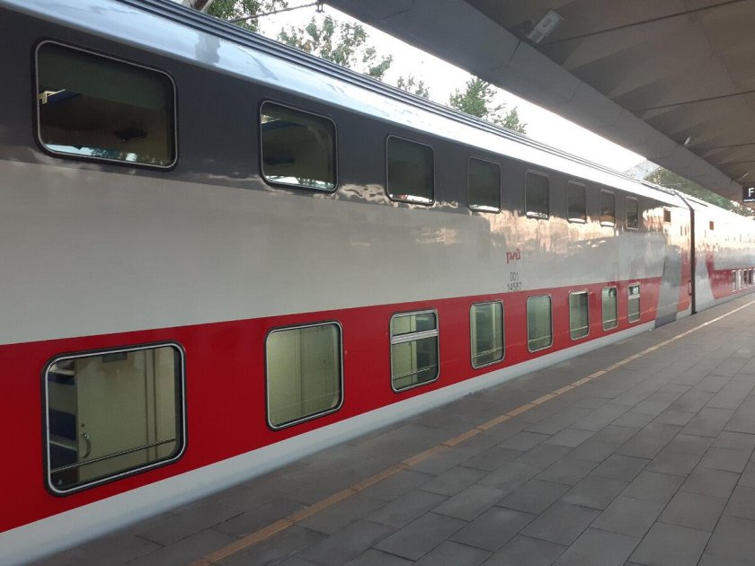 Двухэтажный поезд Петрозаводск Москва