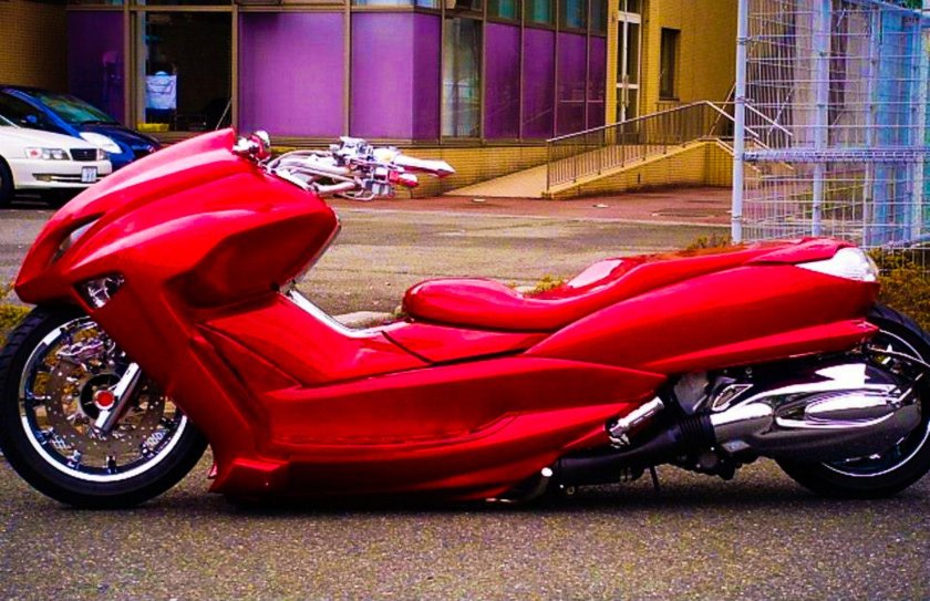 Макси скутер кастом