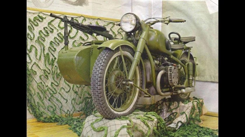 Военный мотоцикл Урал м72