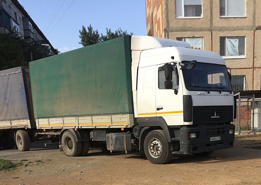 МАЗ 5340 С прицепом