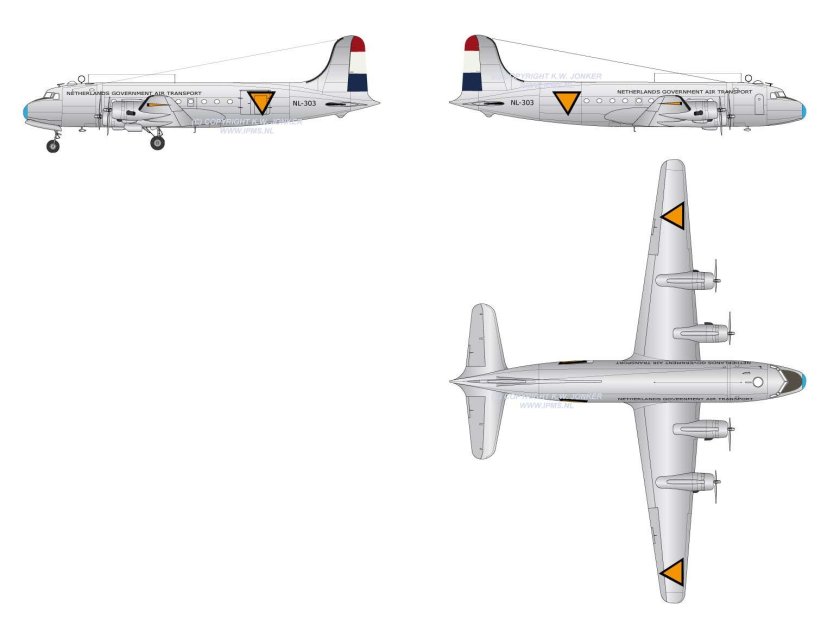 C-54 Skymaster чертежи