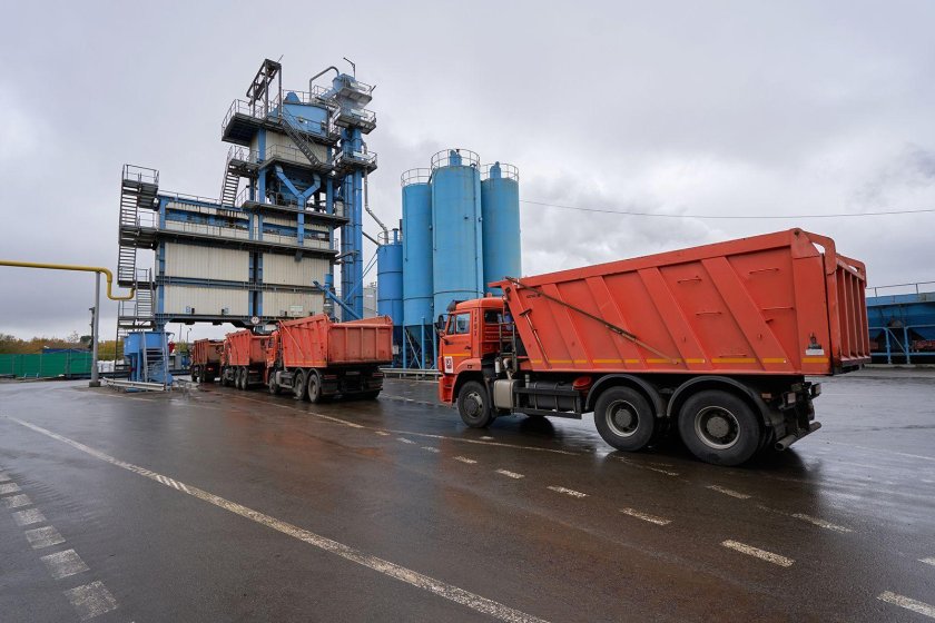 Мешалка асфальтного завода