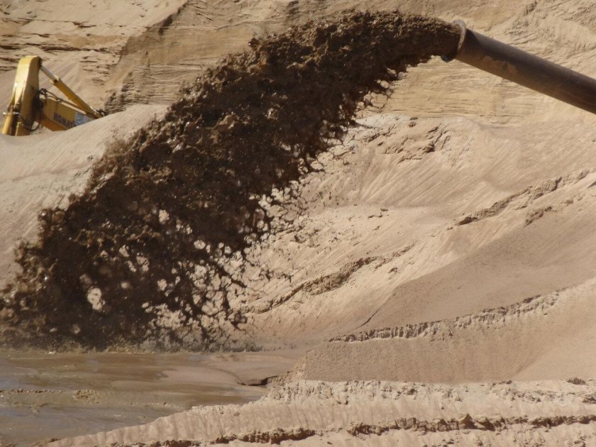 Песок Речной намывной