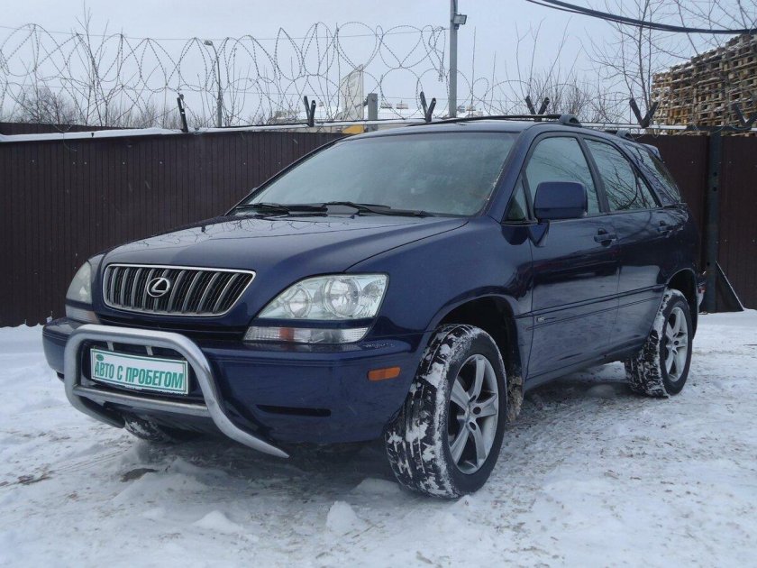 Lexus rx300 синий