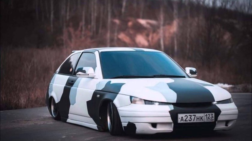 ВАЗ 2112 купе камуфляжная