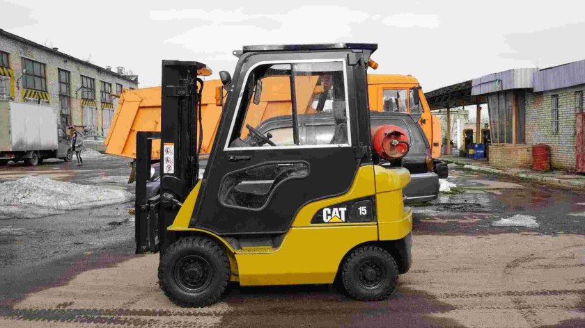 Дискапорный Мицубиси Катерпиллер погрузчик вилочный