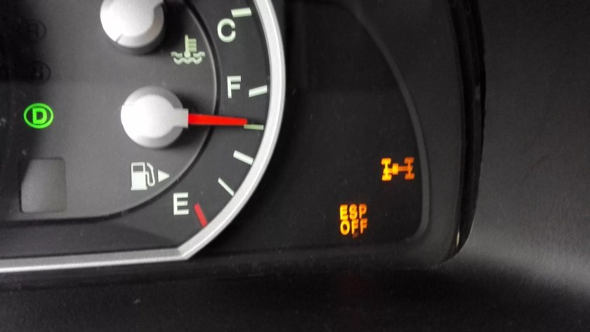 Датчики на панели Hyundai Tucson 2008