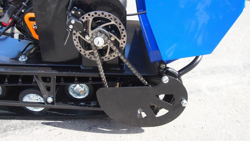 Мотобуксировщик компактный Лидер-Сигма-2, 8,0 л.с., с лыжным модулем