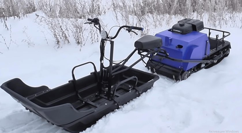 Мотобуксировщик Лидер 18.5 л.с