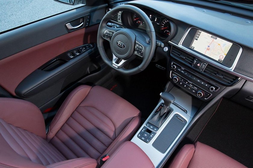 Kia Optima интерьер 2016