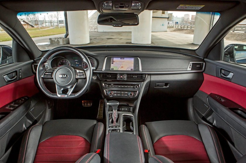 Kia Optima gt салон