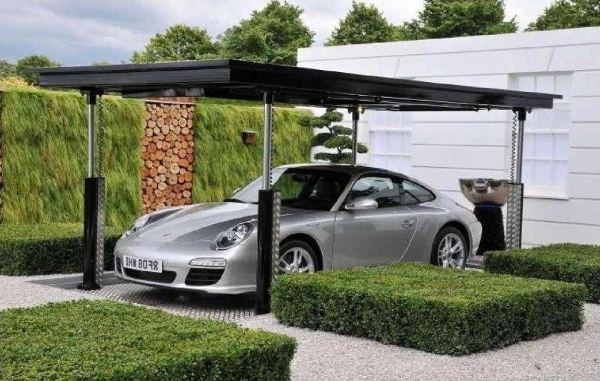 Сборный гараж для автомобиля