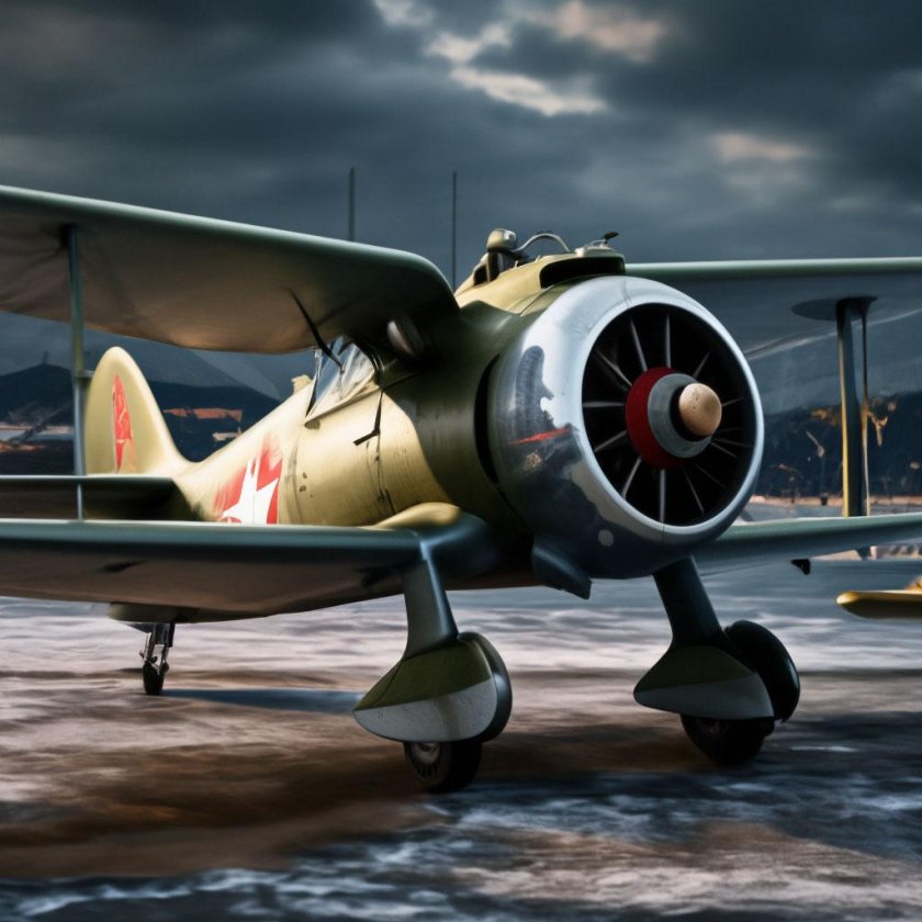 Истребитель биплан и 15