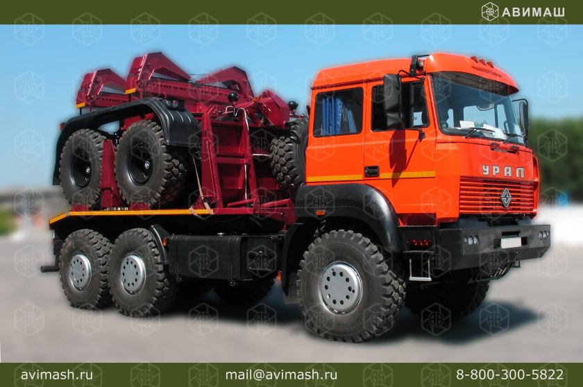 Урал-6370 трубоплетевоз