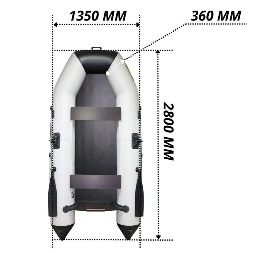 Лодка ПВХ лодки Поволжья s-265