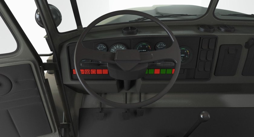 Кабина Урал 4320 приборы