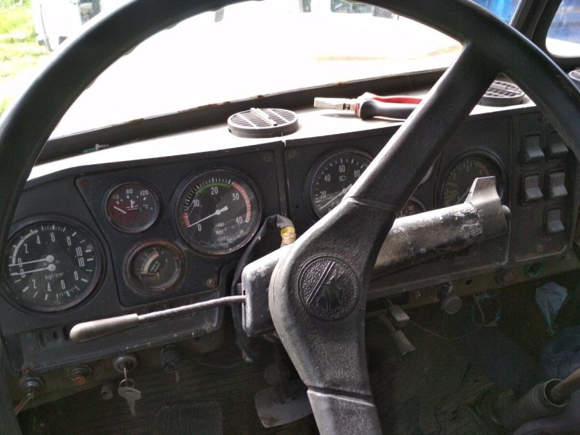 Приборная панель Урал 4320