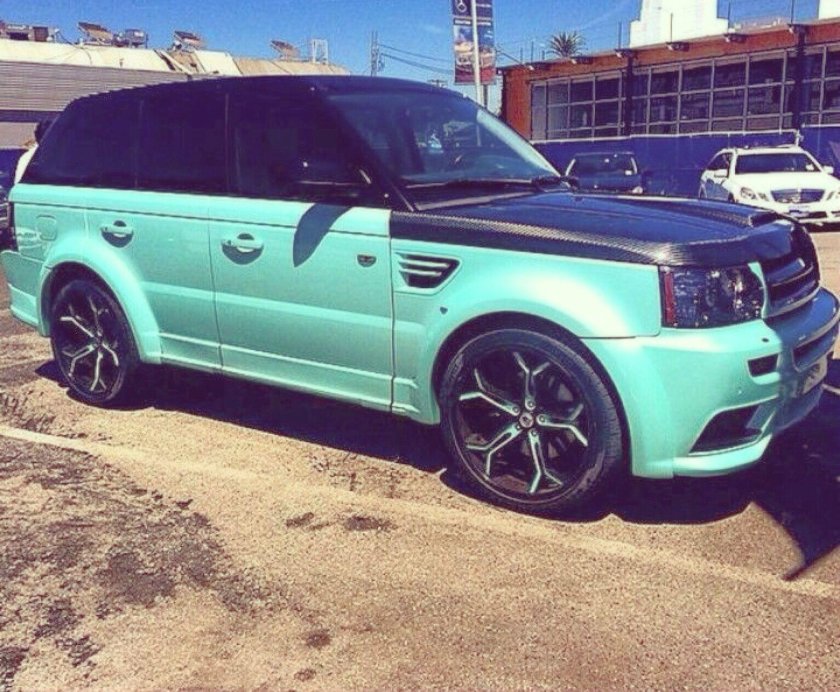 Рендж Ровер бирюзовый