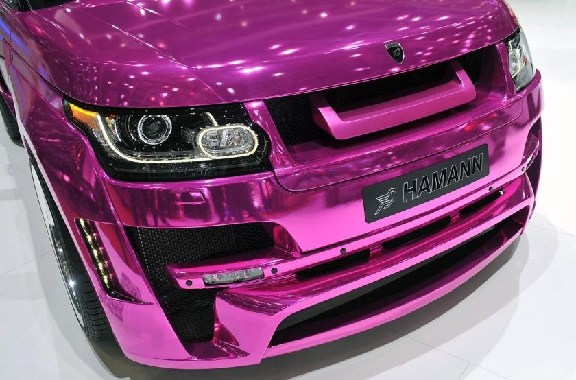 Розовый Рендж Ровер