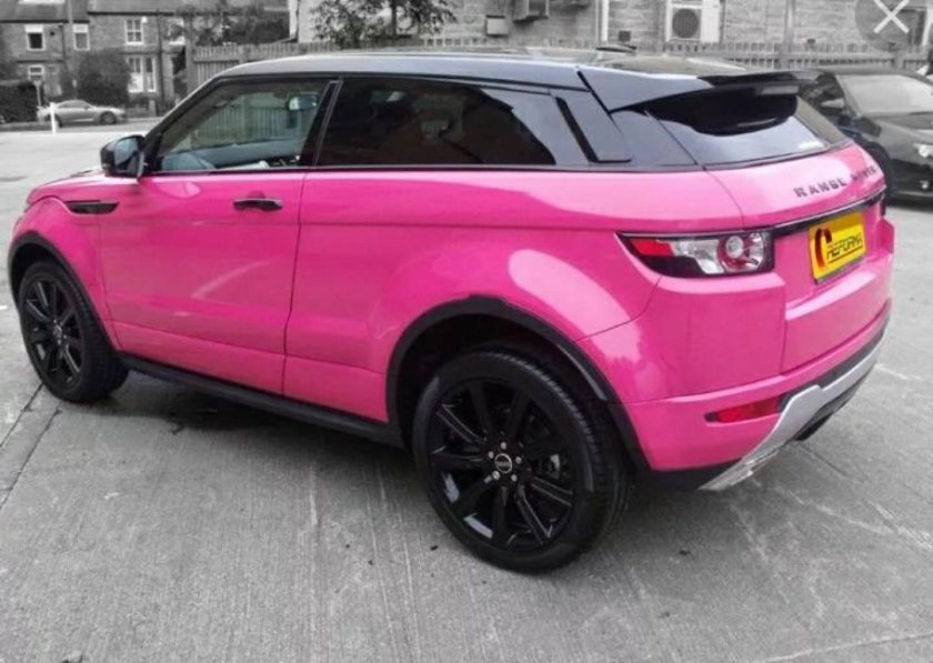 Рендж Ровер Эвок розовый