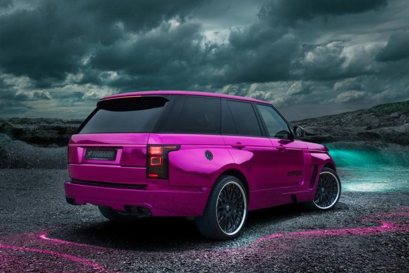 Рендж Ровер спорт розовый