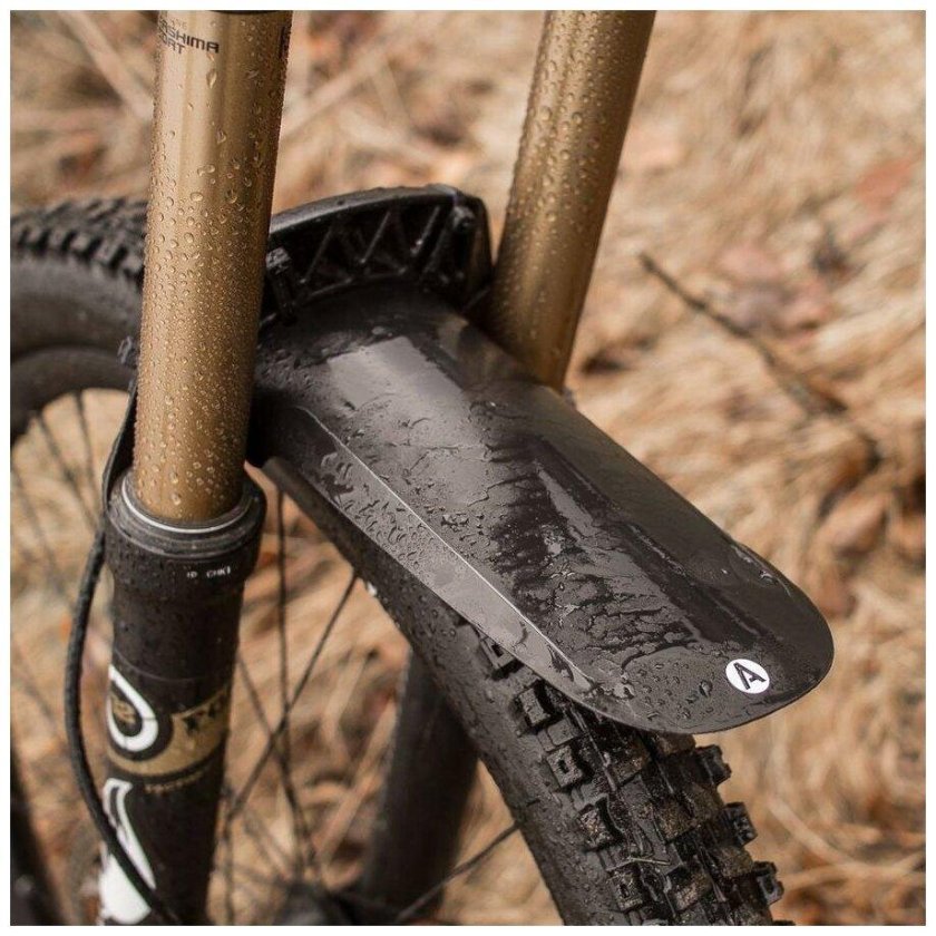 Крыло для велосипеда компактное ass Savers, чёрное