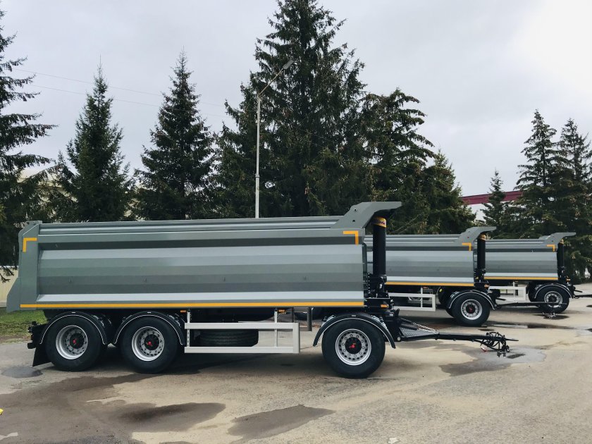 Самосвальный прицеп крафт