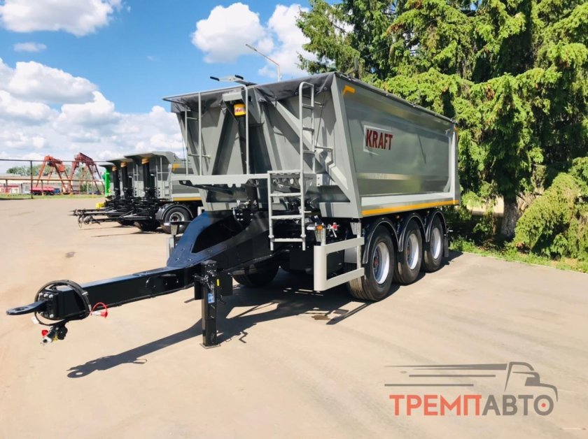 Самосвальный прицеп мега 18м3