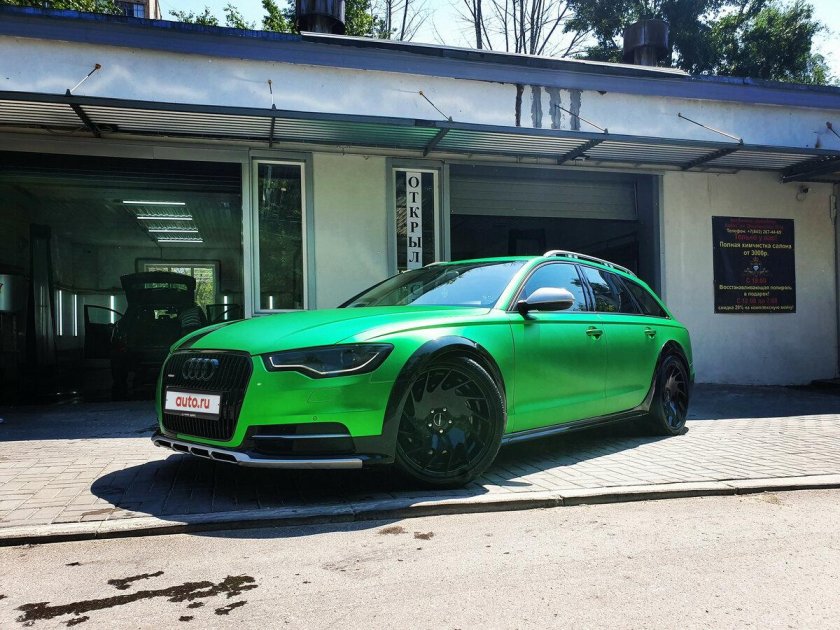 Ауди а6 зеленая