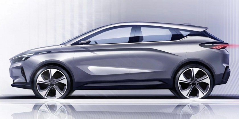 Электрокар Geely Geometry a