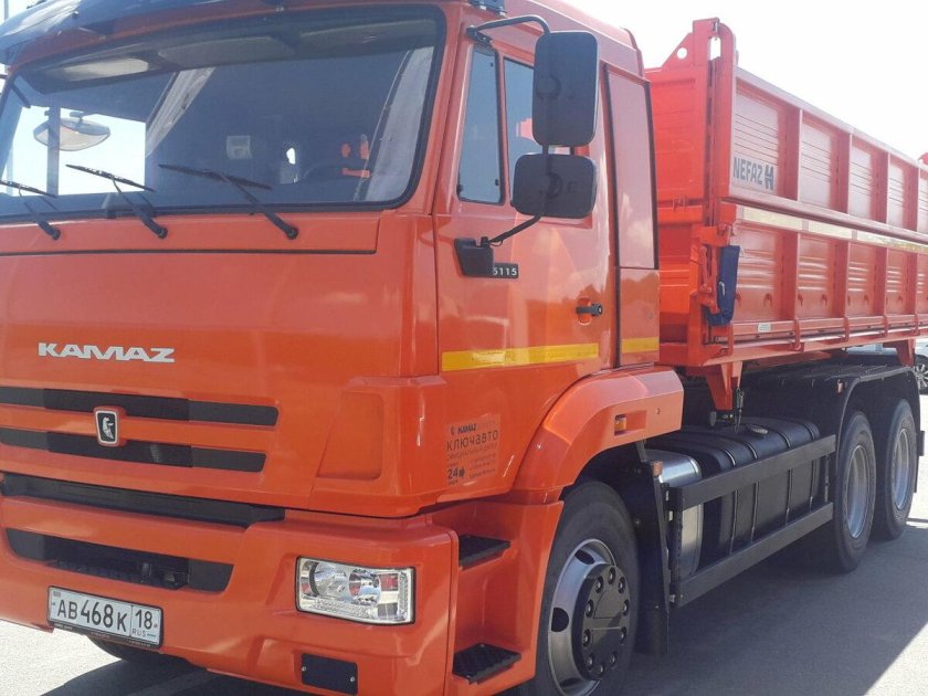 КАМАЗ 45144 оранжевый