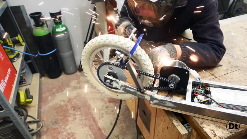 Самодельный электросамокат