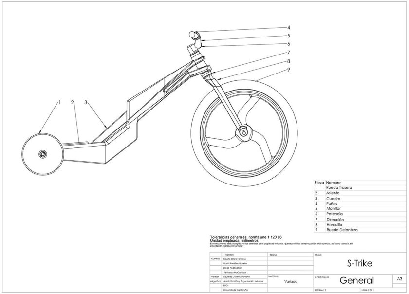 Дрифт трайк чертежи