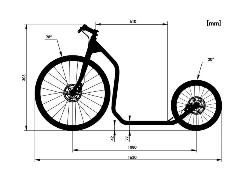 Рама для электровелосипеда чертеж