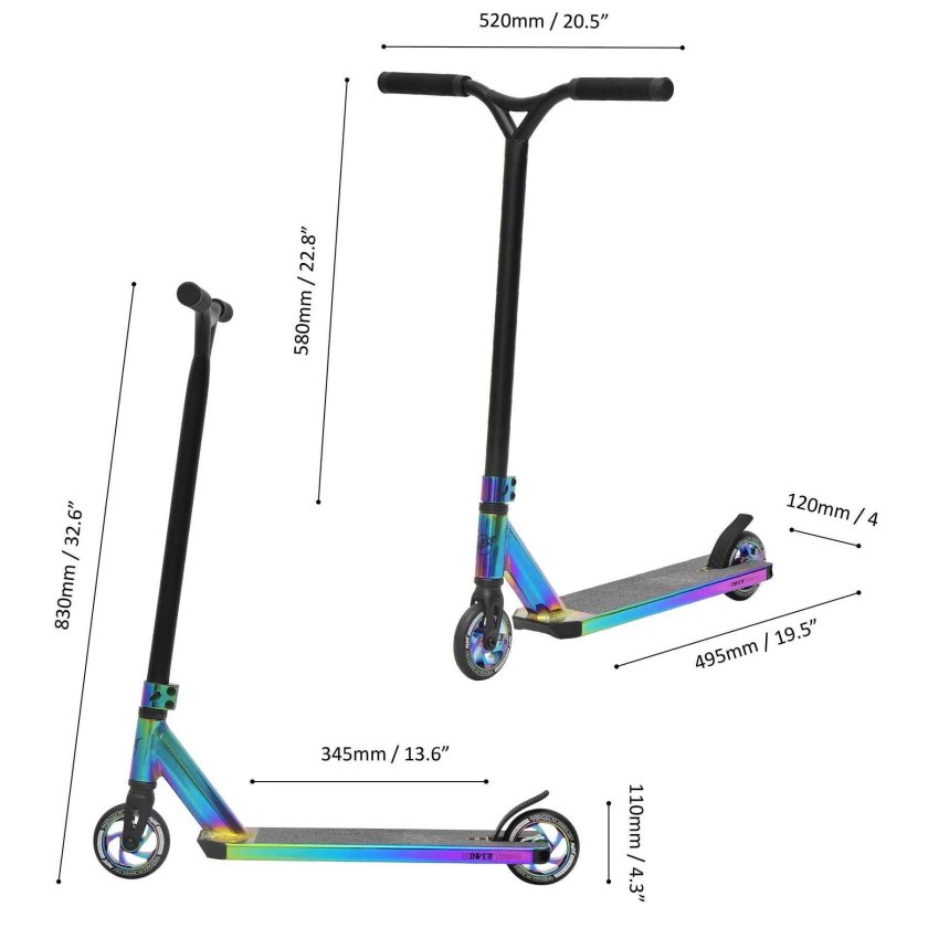 Трюковой самокат invert TS 1.5 Мульти