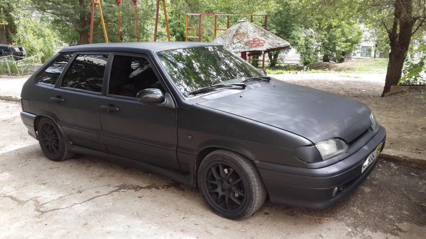 ВАЗ 2114 черная матовая