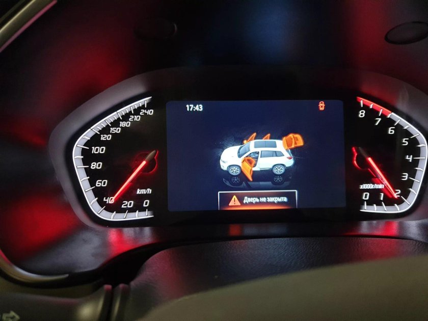 Changan cs75 FL панель приборов