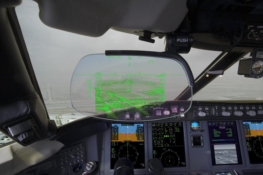 Head up display Boeing 737