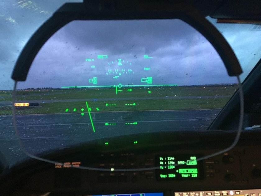 Head up display Boeing 737