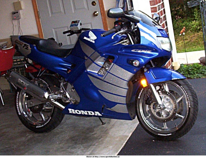 Ямаха СБР 600 было синий