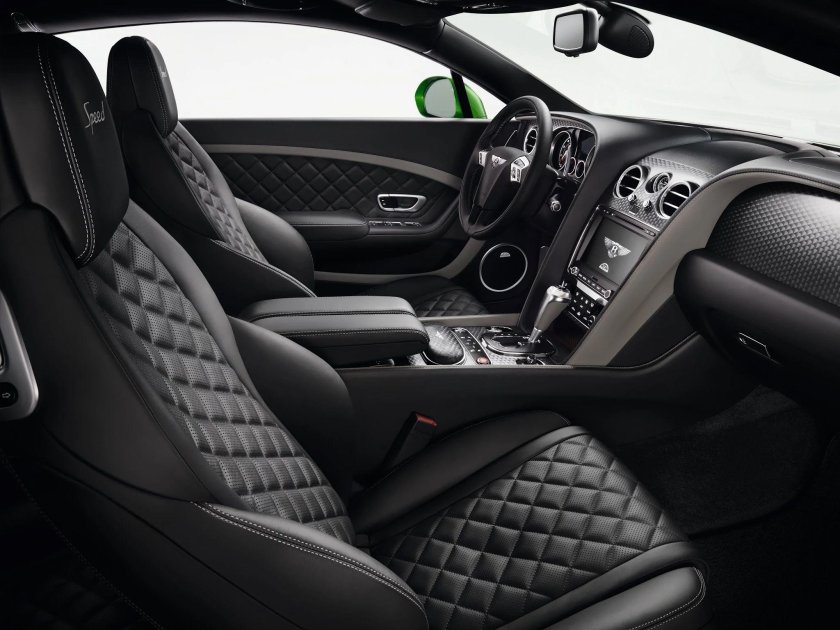 Bentley Continental gt 2015 салон