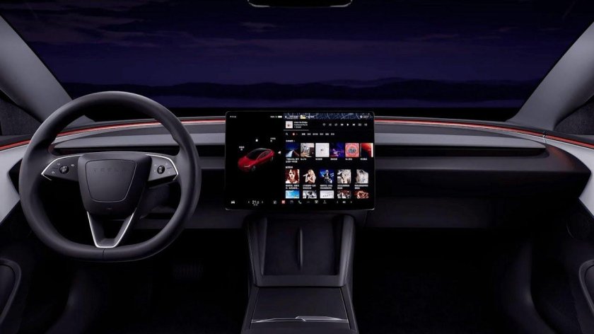 Tesla model 3 салон