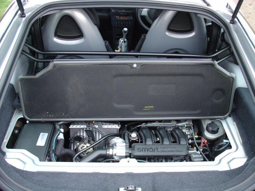 Моторный отсек смарт родстер